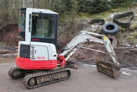 Service Manual - Takeuchi TB23R Mini Compact Excavator Serial No.12300007~ Book No.CD5F000 Download