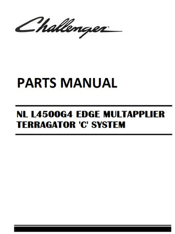 2019 - 2021 Download Challenger NL L4500G4 EDGE MULTAPPLIER TERRAGATOR 'C' SYSTEM Parts Manual