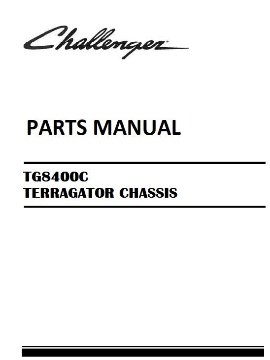 Download 2019 - 2021 Challenger TG8400C TERRAGATOR CHASSIS Parts Manual