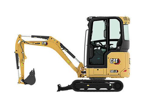 Caterpillar 301.8 (Prefix BFA) Mini HYD Excavator Service Repair Manual 