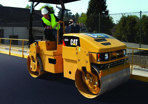 Caterpillar CB-34 XW (Prefix 347) Vibratory Compactor Parts List Manual 
