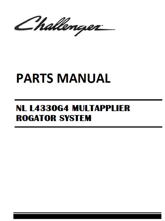 Download 2011 - 2017 Challenger NL L4330G4 MULTAPPLIER ROGATOR SYSTEM Parts Manual