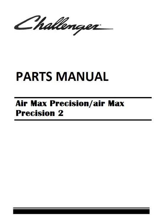 Download 2011-2018 Challenger Air Max Precision/air Max Precision 2 Parts Manual