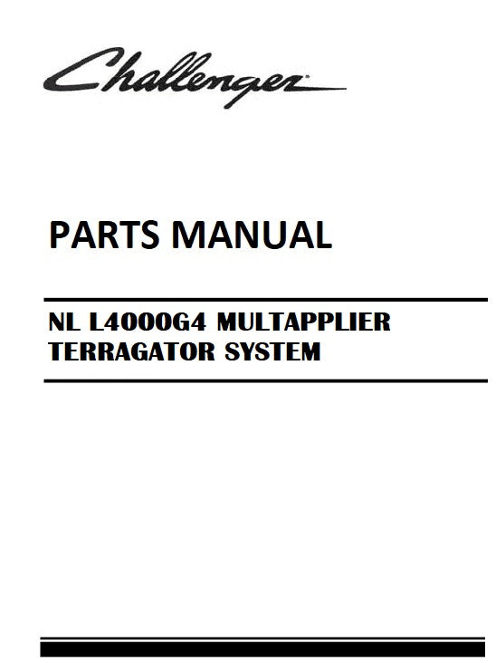 Download 2011 - 2018 Challenger NL L4000G4 MULTAPPLIER TERRAGATOR SYSTEM Parts Manual