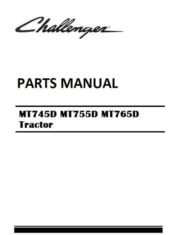 Download 2013 Challenger MT745D MT755D MT765D Tractor Parts Manual