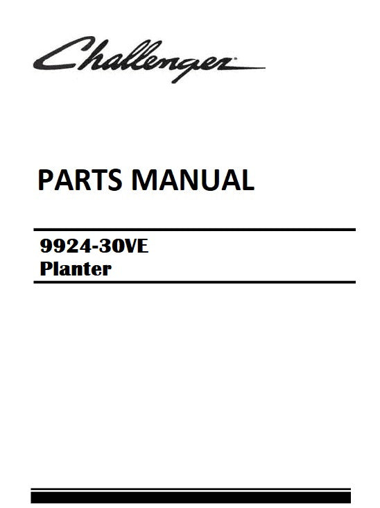 Download 2018-2020 Challenger 9924-30VE Planter Parts Manual