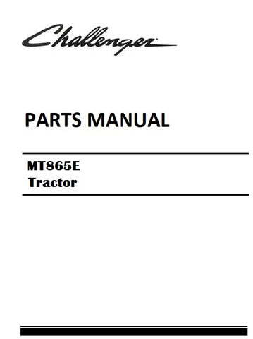 Download 2018 - 2020 Challenger MT865E Tractor Parts Manual