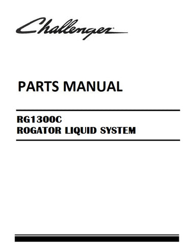 Download 2018 - 2020 Challenger RG1300C ROGATOR LIQUID SYSTEM Parts Manual