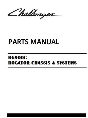 Download 2018 - 2020 Challenger RG900C ROGATOR CHASSIS & SYSTEMS Parts Manual