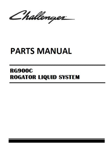 Download 2018 - 2020 Challenger RG900C ROGATOR LIQUID SYSTEM (S/N JXXX1001 - LXXX9999) Parts Manual