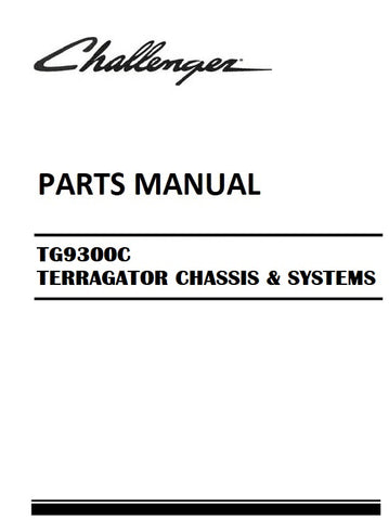 Download 2019 - 2021 Challenger TG9300C TERRAGATOR CHASSIS & SYSTEMS Parts Manual