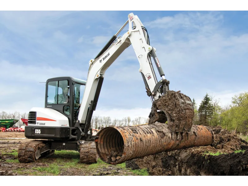 Download Bobcat E55 Compact Excavator Service Repair Manual Aj1911001 & above