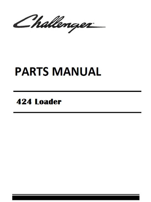 Download Challenger 424 Loader Parts Manual