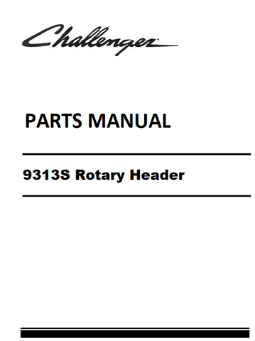 Download Challenger 9313S Rotary Header Parts Manual