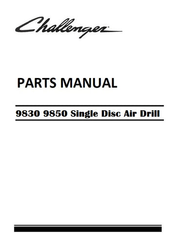 Download Challenger 9830 9850 Single Disc Air Drill Parts Manual