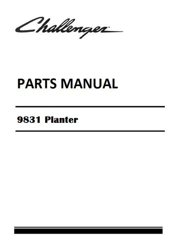 Download Challenger 9831 Planter Parts Manual