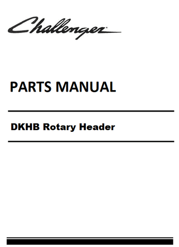 Download Challenger DKHB Rotary Header Parts Manual