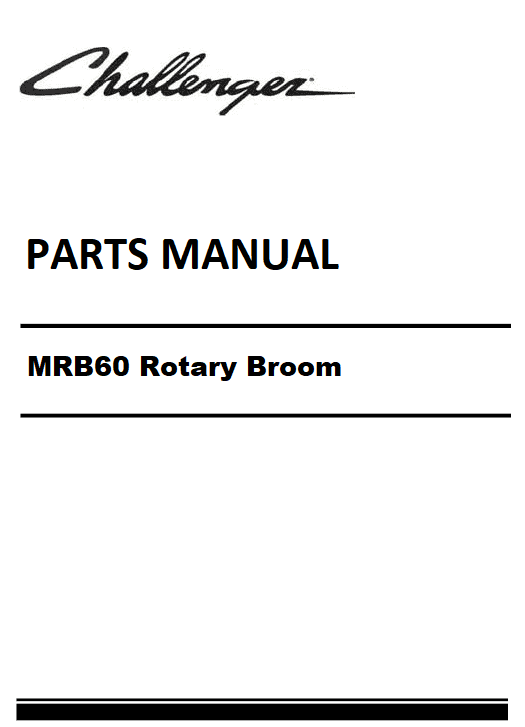 Download Challenger MRB60 Rotary Broom Parts Manual