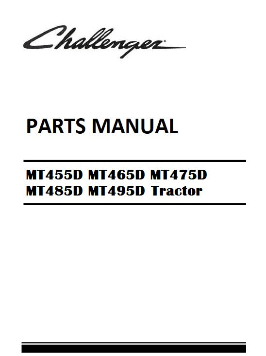 Download Challenger MT455D MT465D MT475D MT485D MT495D Tractor Service Repair Manual