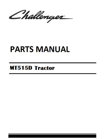 Download Challenger MT515D Tractor Parts Manual