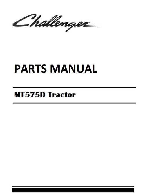 Download Challenger MT575D Tractor Parts Manual