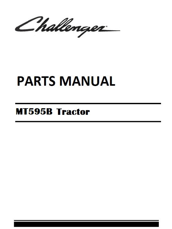 Download Challenger MT595B Tractor Parts Manual