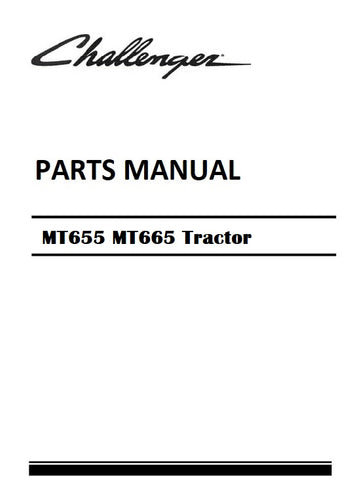 Download Challenger MT655B MT665B Tractor Parts Manual