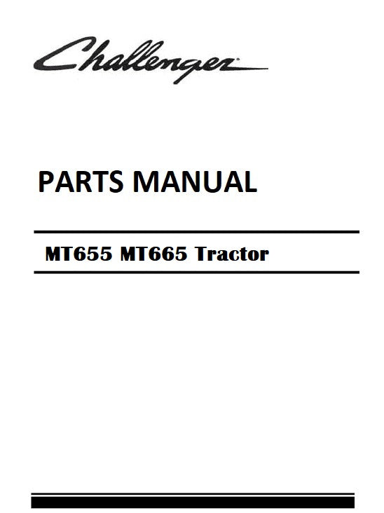 Download Challenger MT655 MT665 Tractor Parts Manual