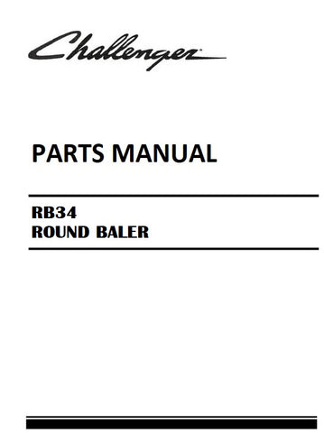 Download Challenger RB34 ROUND BALER Parts Manual
