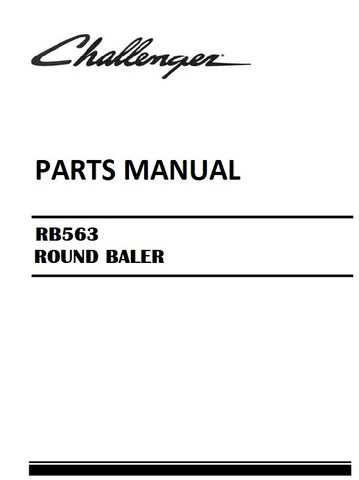 Download Challenger RB563 ROUND BALER Parts Manual