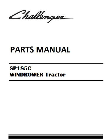 Download Challenger SP185C WINDROWER Tractor Parts Manual