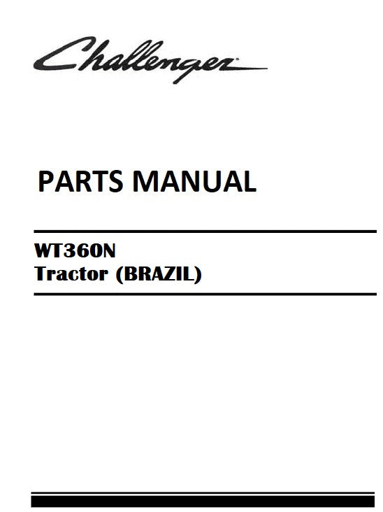 Download Challenger WT360N Tractor (BRAZIL) Parts Manual