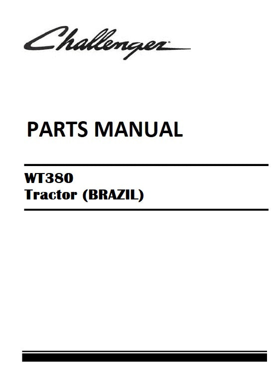 Download Challenger WT380 Tractor (BRAZIL) Parts Manual