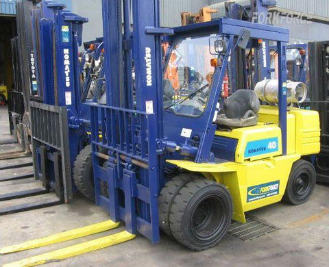 Download Komatsu FG40Z-6 Forklift Service Repair Manual