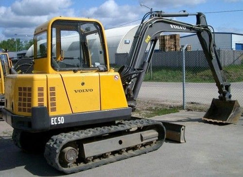 Download Volvo EC50 VV Compact Excavator Service Repair Manual