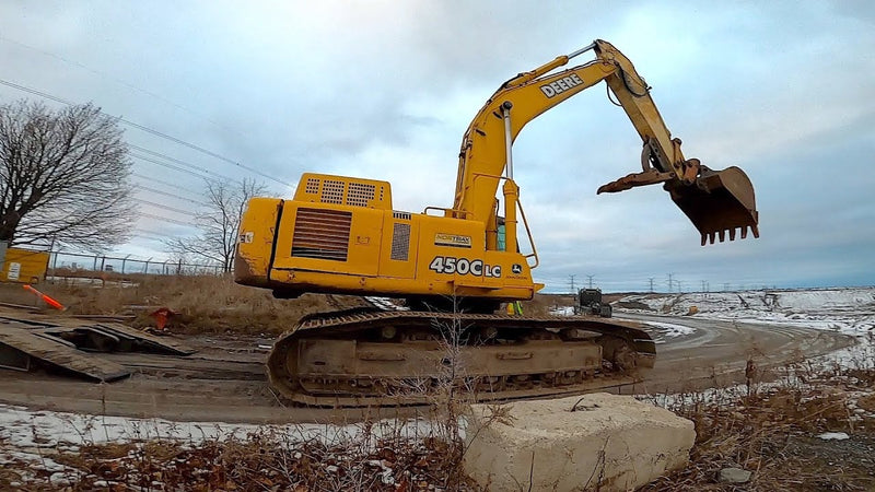 John Deere 450C LC Crawler Excavator Operation and Test Manual (TM1924)