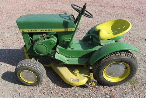 PC1081 - John Deere 110 112 112H 110H Lawn & Garden Tractor Parts Manual