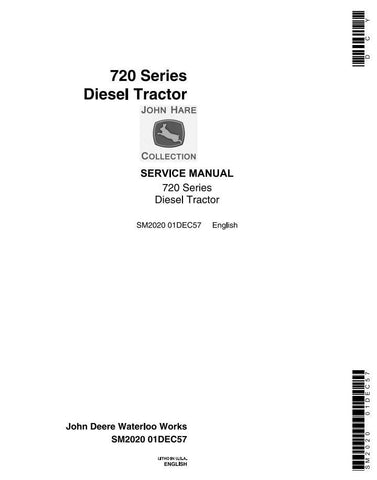 Pdf SM2020 John Deere 720 730 Tractor Repair Service Manual