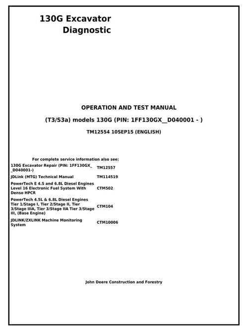 TM114519 - John Deere JDLink (MTG) Service Repair Technical Manual
