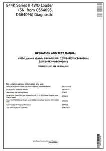 PDF TM13223X19 John Deere 4WD 844K Series II Wheel Loader Diagnostic & Test Service Manual