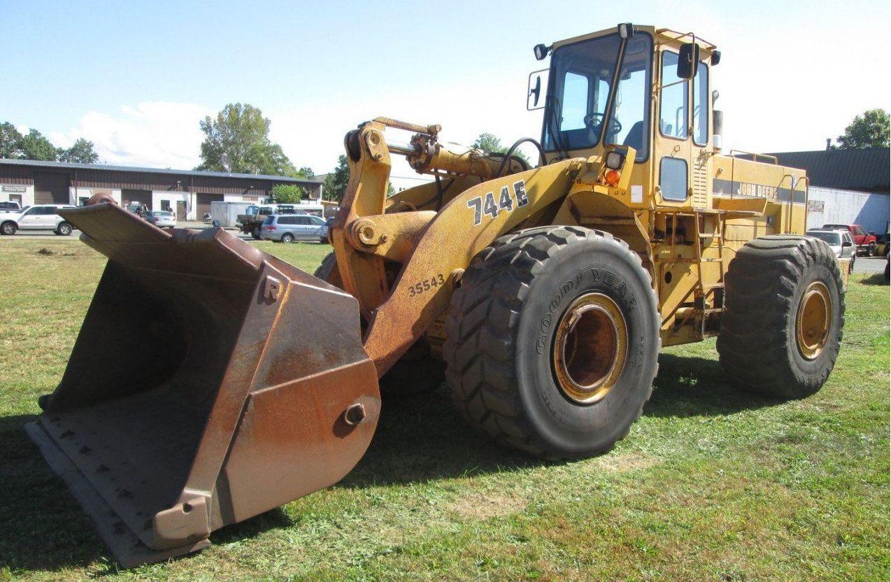 Pdf TM1455 John Deere 4WD 744E Wheel Loader Repair Service Manual