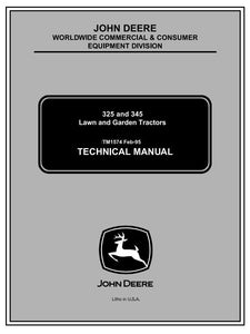 Pdf TM1574 John Deere JD Lawn and Garden Tractor Riding Lawn Equipment Repair Service Manual