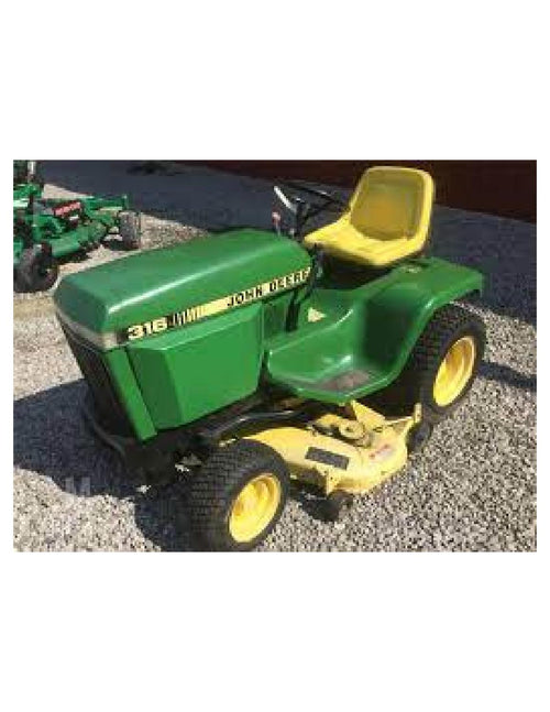 TM1590 - John Deere 316 318 420 Lawn Tractor Repair Service Manual