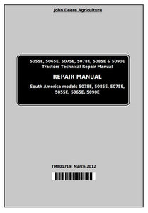 Pdf TM801719 John Deere 5055E 5065E 5075E 5078E 5085E 5090E Tractor South America Africa Repair Service Manual