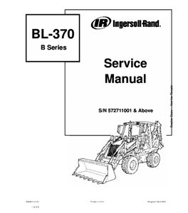 BOBCAT BL-370 BACKHOE LOADER SERVICE REPAIR MANUAL572711001 & ABOVE
