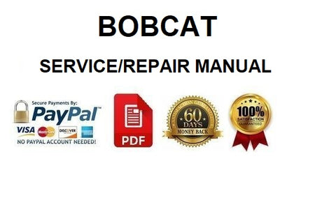 SERVICE MANUAL - BOBCAT X331 EXCAVATOR 512911001 - 512912999