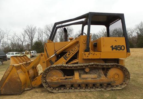 CASE 1450 CRAWLER LOADER DOZER SERVICE MANUAL 9-72858RO