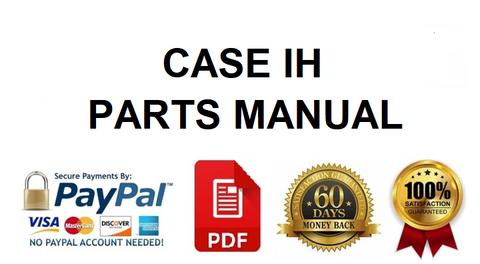 PARTS MANUAL - CASE IH HSX142 GRASS SEED HEADER DOWNLOAD