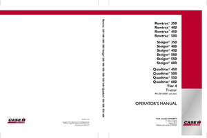 Case IH Tractor Rowtrac 350-500 Steiger 350-600 Quadtrac 450-600 Tier 4 Operator’s Manual 47538877