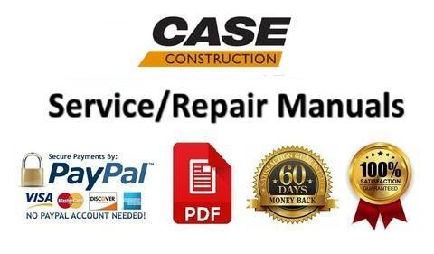 CASE 1058B 1086B CRUZ-AIR CRANE EXCAVATOR SERVICE MANUAL 8-44630RO